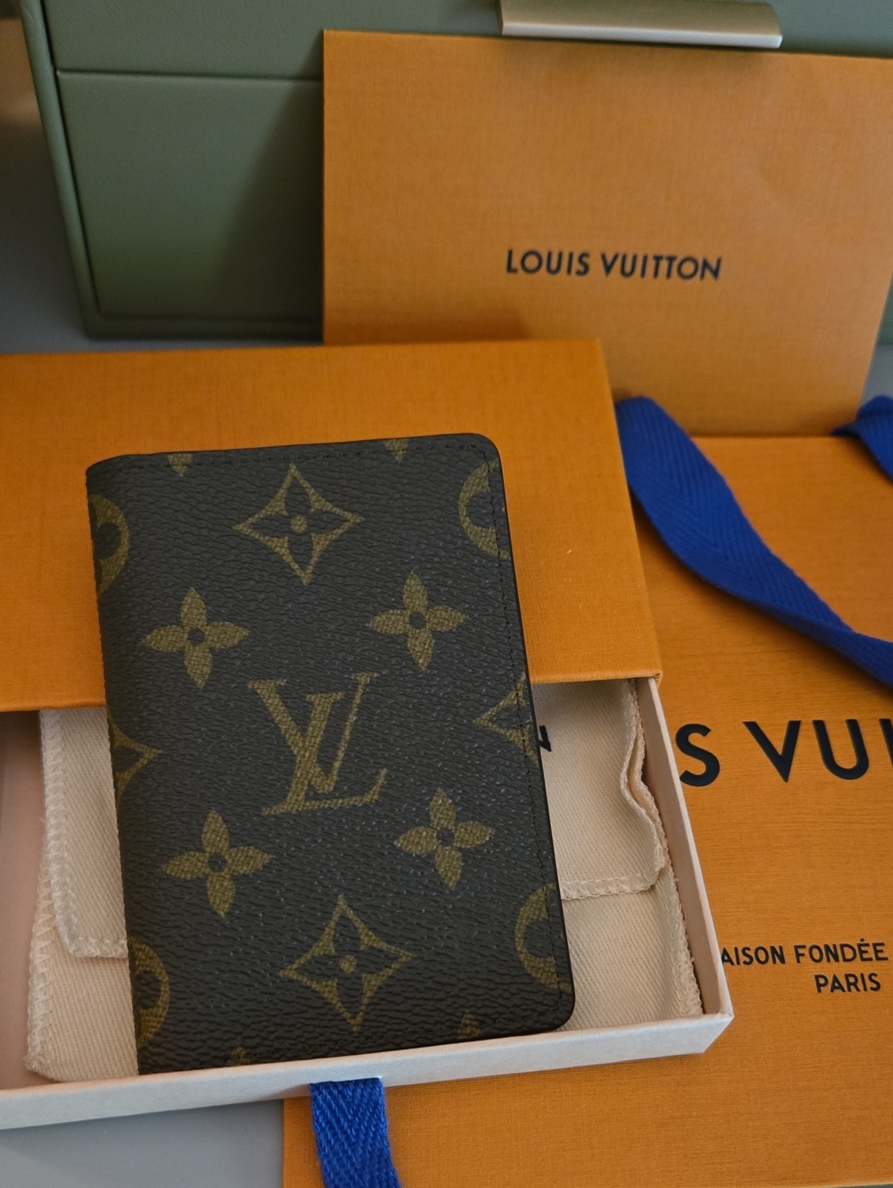 Louis Vuitton Pocket Organizer Monogram Canvas
